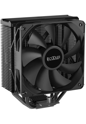 Кулер для процесора PcCooler PALADIN EX400 S, Black, алюміній/мідь, 1x120 мм RGB, для Intel 1700/1200/115x, AMD AM5/AM4, висота 157 мм, до 180 Вт