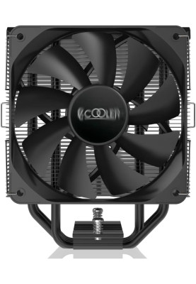 Кулер для процесора PcCooler PALADIN EX400 S, Black, алюміній/мідь, 1x120 мм RGB, для Intel 1700/1200/115x, AMD AM5/AM4, висота 157 мм, до 180 Вт