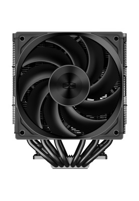 Кулер для процесора PcCooler RZ620, Black, алюміній/мідь, 2x120 мм, для Intel 1700/1200/115x, AMD AM5/AM4, висота 158 мм, до 270 Вт