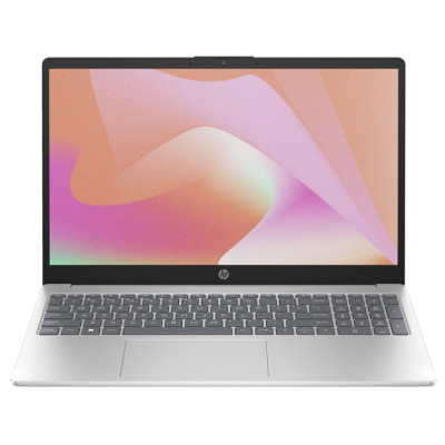 Ноутбук 15" HP 15-fd0071ua (91L27EA) Natural Silver, 15.6", матовий LED Full HD 1920x1080 IPS, Intel Core i5-1335U 3.4-4.6GHz, RAM 16Gb, SSD 512Gb, Intel Iris Xe Graphics, DOS