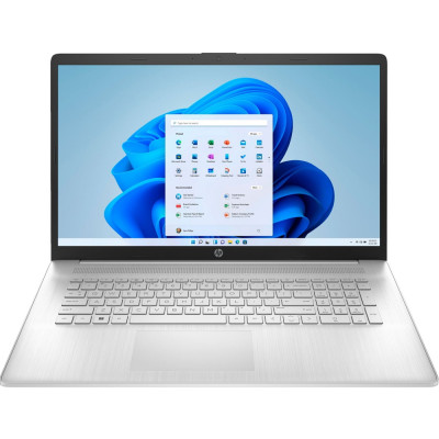 Ноутбук 17" HP 17-cn2019ua (91L42EA) Natural Silver, 17.3", матовий LED Full HD 1920x1080 IPS, Intel Core i3-1215U 3.3-4.4GHz, RAM 8Gb, SSD 512Gb, Intel UHD Graphics, DOS