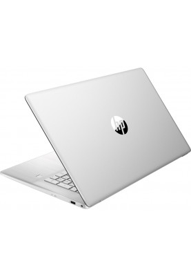 Ноутбук 17" HP 17-cp2010ua (91L50EA) Natural Silver, 17.3", матовий LED Full HD 1920x1080 IPS, AMD Ryzen 3 7320U 2.4-4.1GHz, RAM 8Gb, SSD 256Gb, AMD Radeon 610M Graphics, DOS