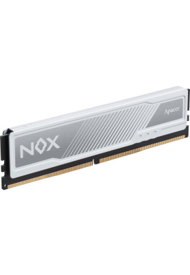 Пам'ять 8Gb DDR4, 3200 MHz, Apacer Nox, White, 16-18-18-38, 1.35V, з радіатором (AH4U08G32C28YMWAA-1)