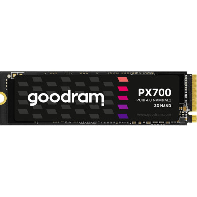 Твердотільний накопичувач SSD 1Tb, Goodram PX700, PCI-E 4.0 x4, M.2 2280, 3D TLC, 7400/6500 МБ/с (SSDPR-PX700-01T-80)