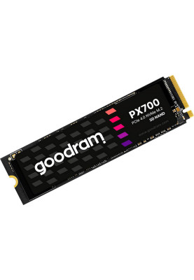 Твердотільний накопичувач SSD 1Tb, Goodram PX700, PCI-E 4.0 x4, M.2 2280, 3D TLC, 7400/6500 МБ/с (SSDPR-PX700-01T-80)