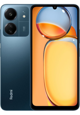 Смартфон Xiaomi Redmi 13C Navy Blue, 2 Nano-SIM, 6.74" (1600х720) IPS, MediaTek Helio G85 2x2.0GHz+6x1.8GHz, RAM 4GB, ROM 128GB, MicroSD (Max 1Tb), GPS, Wi-Fi, BT, LTE, 4 Cam, Li-Ion 5000mAh, Android 13