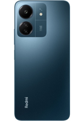 Смартфон Xiaomi Redmi 13C Navy Blue, 2 Nano-SIM, 6.74" (1600х720) IPS, MediaTek Helio G85 2x2.0GHz+6x1.8GHz, RAM 4GB, ROM 128GB, MicroSD (Max 1Tb), GPS, Wi-Fi, BT, LTE, 4 Cam, Li-Ion 5000mAh, Android 13