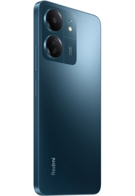 Смартфон Xiaomi Redmi 13C Navy Blue, 2 Nano-SIM, 6.74" (1600х720) IPS, MediaTek Helio G85 2x2.0GHz+6x1.8GHz, RAM 4GB, ROM 128GB, MicroSD (Max 1Tb), GPS, Wi-Fi, BT, LTE, 4 Cam, Li-Ion 5000mAh, Android 13