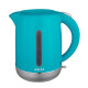 Електрочайник Akai AK5535, Blue, 2200W, 1.7л, дисковий, термостійкий пластиковий корпус, індикатор рівня води, знімний фільтр від накипу, автоматичне відключення при відсутності води, захист від перегріву