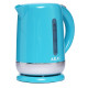 Електрочайник Akai AK5535, Blue, 2200W, 1.7л, дисковий, термостійкий пластиковий корпус, індикатор рівня води, знімний фільтр від накипу, автоматичне відключення при відсутності води, захист від перегріву