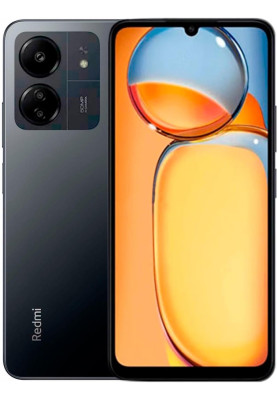 Смартфон Xiaomi Redmi 13C Midnight Black, 2 Nano-SIM, 6.74" (1600х720) IPS, MediaTek Helio G85 2x2.0GHz+6x1.8GHz, RAM 8GB, ROM 256GB, MicroSD (Max 1Tb), GPS, Wi-Fi, BT, LTE, 4 Cam, Li-Ion 5000mAh, Android 13