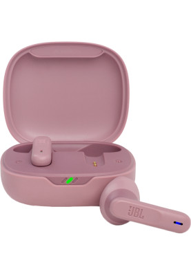 Навушники JBL Vibe 300 TWS, Pink, Bluetooth, мікрофон, чохол з функцією зарядки (JBLV300TWSPIKEU)