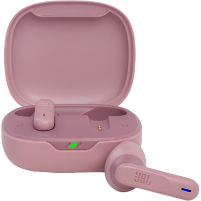 Навушники JBL Vibe 300 TWS, Pink, Bluetooth, мікрофон, чохол з функцією зарядки (JBLV300TWSPIKEU)