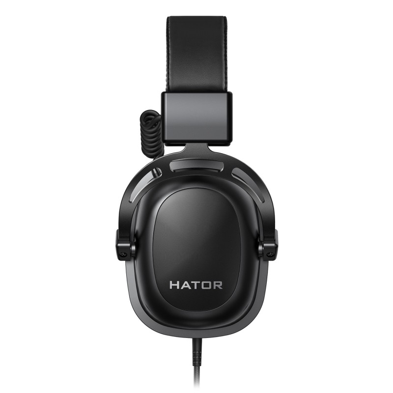 Навушники Hator Hypergang 2, Black, 3.5 мм, мікрофон, динаміки 53 мм з неодимовим магнітом, 64 Ом, 110 дБ, 1 м + 1.5 м (HTA-910)
