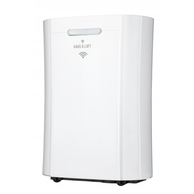 Осушувач повітря MPM HL-OS-10/WIFI, White, 135 м.куб./год, УФ бактерицидна лампа, управління на панелі пристрою або WIFI, вугільний фільтр, контейнер 2.5л, 10л/день, функція SMART, функція вентилятора, таймер, функція DEFROST