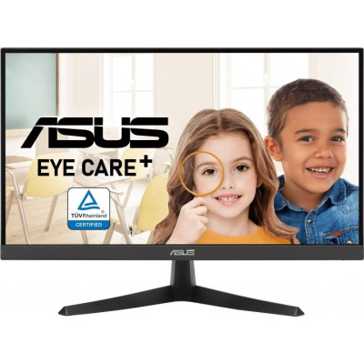 Монітор 21.45" Asus VY229HE, Black, LED, IPS, 1920x1080 (16:9), 1 мс, 75 Гц, 250 кд/м², 1000:1, 178°/178°, VGA/HDMI, VESA 100x100 мм, FreeSync