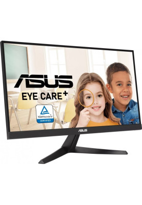 Монітор 21.45" Asus VY229HE, Black, LED, IPS, 1920x1080 (16:9), 1 мс, 75 Гц, 250 кд/м², 1000:1, 178°/178°, VGA/HDMI, VESA 100x100 мм, FreeSync