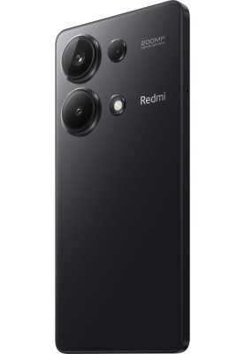 Смартфон Xiaomi Redmi Note 13 Pro Midnight Black, 2 Nano-SIM, 6.67" (2400х1080, 120 гц) AMOLED, MediaTek Helio G99 (2x2.2 GHz + 6x2.0 GHz), RAM 8GB, ROM 256GB, MicroSD (Max 1Tb), GPS, Wi-Fi, BT, LTE, 4 Cam, Li-Ion 5000mAh, Android 13