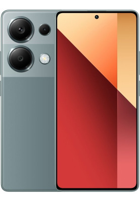 Смартфон Xiaomi Redmi Note 13 Pro Forest Green, 2 Nano-SIM, 6.67" (2400х1080, 120 гц) AMOLED, MediaTek Helio G99 (2x2.2 GHz + 6x2.0 GHz), RAM 8GB, ROM 256GB, MicroSD (Max 1Tb), GPS, Wi-Fi, BT, LTE, 4 Cam, Li-Ion 5000mAh, Android 13