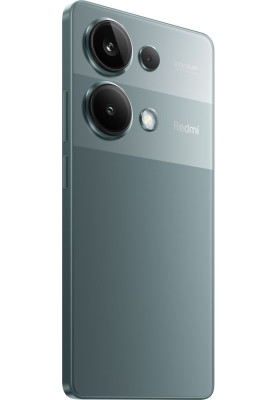Смартфон Xiaomi Redmi Note 13 Pro Forest Green, 2 Nano-SIM, 6.67" (2400х1080, 120 гц) AMOLED, MediaTek Helio G99 (2x2.2 GHz + 6x2.0 GHz), RAM 8GB, ROM 256GB, MicroSD (Max 1Tb), GPS, Wi-Fi, BT, LTE, 4 Cam, Li-Ion 5000mAh, Android 13
