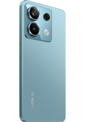 Смартфон Xiaomi Redmi Note 13 Pro 5G Ocean Teal, 2 Nano-SIM, 6.67" (2712х1220, 120 гц) AMOLED, Qualcomm Snapdragon 7s Gen 2 (4x2.4 GHz + 4x1.95 GHz), RAM 8GB, ROM 256GB, GPS, Wi-Fi, BT, LTE, 4 Cam, Li-Ion 5100mAh, Android 13