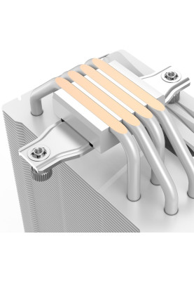 Кулер для процесора PcCooler PALADIN 400, White, алюміній/мідь, 1x130 мм, для Intel 1700/1200/115x, AMD AM5/AM4, до 200 Вт, висота 157 мм