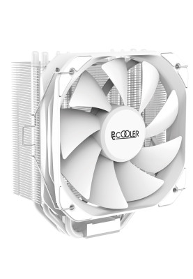 Кулер для процесора PcCooler PALADIN 400, White, алюміній/мідь, 1x130 мм, для Intel 1700/1200/115x, AMD AM5/AM4, до 200 Вт, висота 157 мм