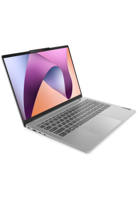 Ноутбук 14" Lenovo IdeaPad Slim 5 14ABR8 (82XE006WRA) Cloud Grey 14" WUXGA 1920x1200 IPS матовий, AMD Ryzen 7 7730U 2.0-4.5GHz, RAM 16GB, SSD 512GB, AMD Radeon Graphics, DOS
