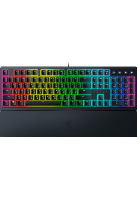 Клавіатура Razer Ornata V3 RGB Mecha-Membrane USB UKR Black, підсвічування RGB, кабель 2.1м (RZ03-RZ03-04462100-R371)