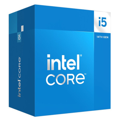 Процесор Intel Core i5 (LGA1700) i5-14500, Box, 14x2.6 GHz (Turbo Boost 5.0 GHz, 20 потоків), UHD Graphics 770, L3 24Mb Smart Cache, Raptor Lake, 7 nm, TDP 65 Вт (BX8071514500)