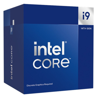 Процесор Intel Core i9 (LGA1700) i9-14900F, Box, 24x2.0 GHz (Turbo Boost 5.8 GHz, 32 потоки), L3 36Mb Smart Cache, Raptor Lake, 7 nm, TDP 65 Вт (BX8071514900F)