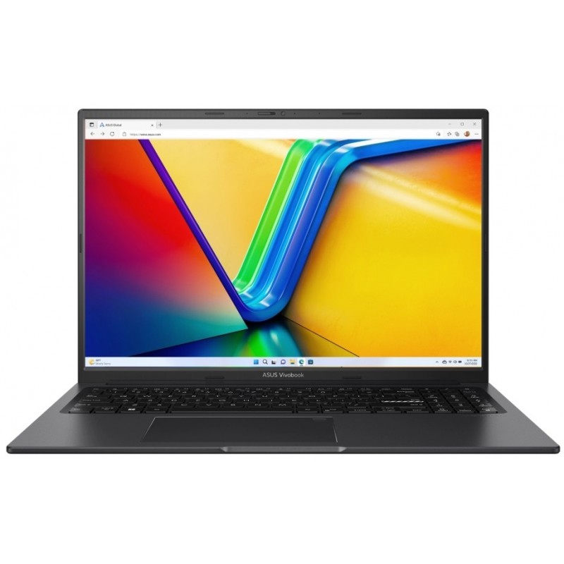Ноутбук 16" Asus VivoBook 16X K3604VA-MB105 (90NB1071-M00440) Indie Black 16.0" WUXGA+ 1920x1200 IPS матовий, Intel Core i3-1315U 3.3-4.5GHz, RAM 16GB, SSD 512GB, Intel UHD Graphics, DOS
