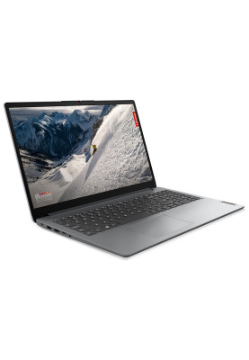 Ноутбук 15" Lenovo IdeaPad 1 15ADA7 (82R100AJRA) Cloud Grey 15.6" FullHD 1920x1080 IPS матовий, AMD Ryzen 3 3250U 2.6-3.5GHz, RAM 8GB, SSD 512GB, AMD Radeon Graphics, DOS