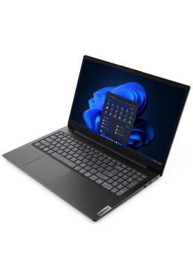 Ноутбук 15" Lenovo IdeaPad V15 G3 ABA (82TV003XRA) Black 15.6" FullHD 1920x1080 матовий, AMD Ryzen 5 5625U 2.3-4.3GHz, RAM 8GB, SSD 256GB, AMD Radeon Graphics, Windows 11 Pro