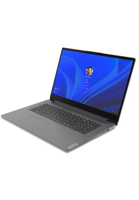 Ноутбук 17" Lenovo V17 G4 IRU (83A2001RRA) Iron Grey 17.3", матовий LED Full HD 1920x1080, Intel Core i3-1315U 3.3-4.5GHz, RAM 16Gb, SSD 256Gb, Intel UHD Graphics, DOS