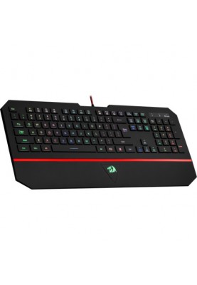 Клавіатура Redragon Karura 2, Black, USB, RGB підсвічування, тонкий корпус, тихі клавіші, 2 режими швидкості, 1.8 м (75053)