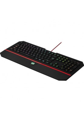 Клавіатура Redragon Karura 2, Black, USB, RGB підсвічування, тонкий корпус, тихі клавіші, 2 режими швидкості, 1.8 м (75053)