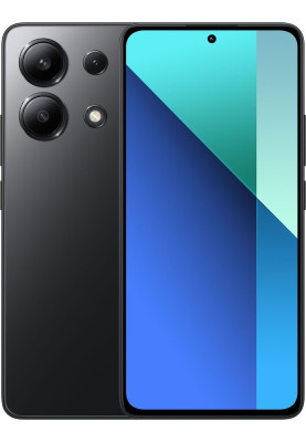 Смартфон Xiaomi Redmi Note 13 Midnight Black, 2 Nano-SIM, 6.67" (2400х1080, 120 гц) AMOLED, Qualcomm Snapdragon 685 (4x2.8 GHz + 4x1.9 GHz), RAM 6GB, ROM 128GB, MicroSD (Max 1Tb), GPS, Wi-Fi, BT, LTE, 4 Cam, Li-Ion 5000mAh, Android 13