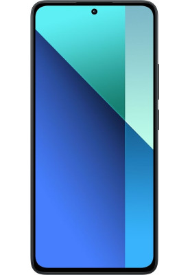 Смартфон Xiaomi Redmi Note 13 Midnight Black, 2 Nano-SIM, 6.67" (2400х1080, 120 гц) AMOLED, Qualcomm Snapdragon 685 (4x2.8 GHz + 4x1.9 GHz), RAM 6GB, ROM 128GB, MicroSD (Max 1Tb), GPS, Wi-Fi, BT, LTE, 4 Cam, Li-Ion 5000mAh, Android 13