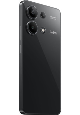 Смартфон Xiaomi Redmi Note 13 Midnight Black, 2 Nano-SIM, 6.67" (2400х1080, 120 гц) AMOLED, Qualcomm Snapdragon 685 (4x2.8 GHz + 4x1.9 GHz), RAM 6GB, ROM 128GB, MicroSD (Max 1Tb), GPS, Wi-Fi, BT, LTE, 4 Cam, Li-Ion 5000mAh, Android 13