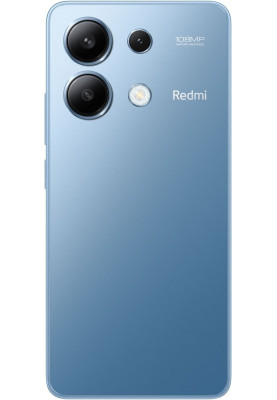 Смартфон Xiaomi Redmi Note 13 Ice Blue, 2 Nano-SIM, 6.67" (2400х1080, 120 гц) AMOLED, Qualcomm Snapdragon 685 (4x2.8 GHz + 4x1.9 GHz), RAM 6GB, ROM 128GB, MicroSD (Max 1Tb), GPS, Wi-Fi, BT, LTE, 4 Cam, Li-Ion 5000mAh, Android 13