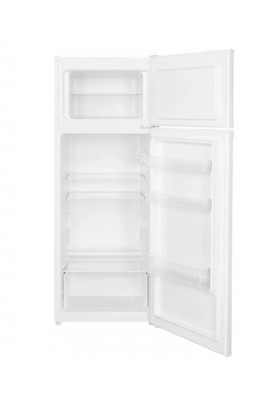 Холодильник Edler ED-285DFN, White, двокамерний, з верхньою мор. камерою, загальний об'єм 209L, корисний об'єм 169L/40L, механічне керування, A+, 143x55x55см