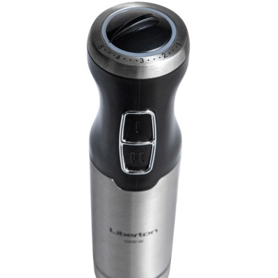 Блендер Liberton LHB-0311, Black, 1000W, занурювальній, плавне рег швидкості, вінчик, мірний стакан, подрібнювач, мультиподрібнювач, двосторонні диски для нарізання овочів і фруктів, насадка для нарізання кубиками Блендер Liberton LHB-0311, Black, 1000W, занурювальній, плавне рег швидкості, вінчик, мірний стакан, подрібнювач, мультиподрібнювач, двосторонні диски для нарізання овочів і фруктів, насадка для нарізання кубиками