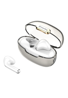 Навушники бездротові ColorWay Earbuds TWS 2, White, Bluetooth 5.3, мікрофон, динаміки 13 мм, сенсорне керування, кейс для зарядки, 30 mAh / 300 mAh, Type-C (CW-TWS2WT)