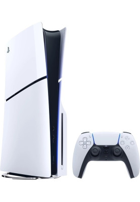 Ігрова приставка Sony PlayStation 5 Slim, White, з Blu-ray приводом (CFI-2008)