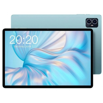 Планшет 10.1" Teclast M50 Aqua Blue, (1280x800) IPS, Unisoc Tiger T606, RAM 6Gb, ROM 128Gb + microSD(max 2Tb), GPS, Wi-Fi, BT, LTE, 6000 mAh, Android 13