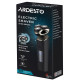 Електробритва Ardesto SHRR-B8WDR, Black, роторна, сухе/вологе гоління, 3 головки, LCD дисплей, технологія Direct Drive, самозагострючі леза, водостійкість IPX5, щітка для очищення, захисна кришка, час роботи 180хв
