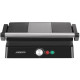 Електрогриль Ardesto GH-1800MB, Black/Silver, 1800W, механічне керування, антипригарне покриття, знімний лоток для збирання олії, регулювання температури, можливість приготування в відкритому положенні