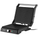 Електрогриль Ardesto GH-1800MB, Black/Silver, 1800W, механічне керування, антипригарне покриття, знімний лоток для збирання олії, регулювання температури, можливість приготування в відкритому положенні