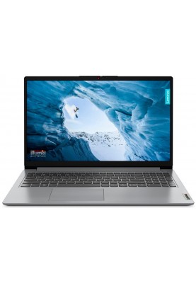 Ноутбук 15" Lenovo IdeaPad 1 15IAU7 (82QD00AFRA) Cloud Grey 15.6" FullHD 1920x1080 IPS матовий, Intel Core i5-1235U 1.3-4.4GHz, RAM 16GB, SSD 1TB, Intel Iris Xe Graphics, DOS